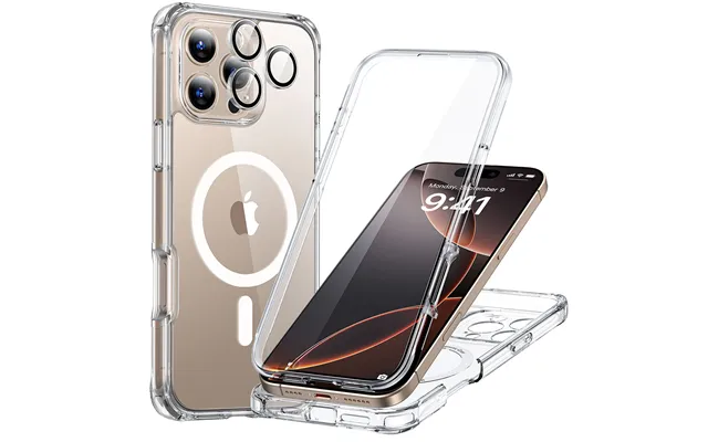 Iphone 16 Pro Max Armor Tough Case Halolock Clear product image