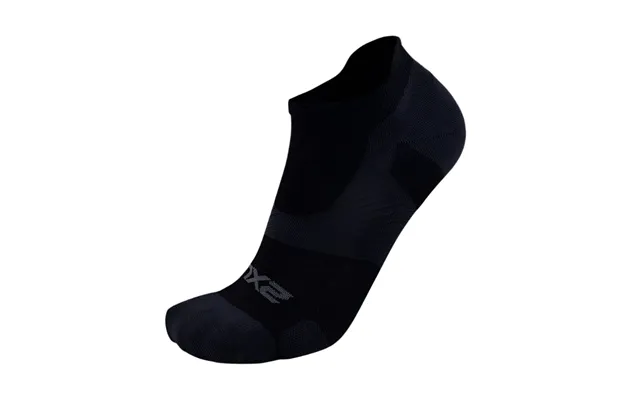 2xu Vectr Light Cushion No Show Socks - Black Titanium