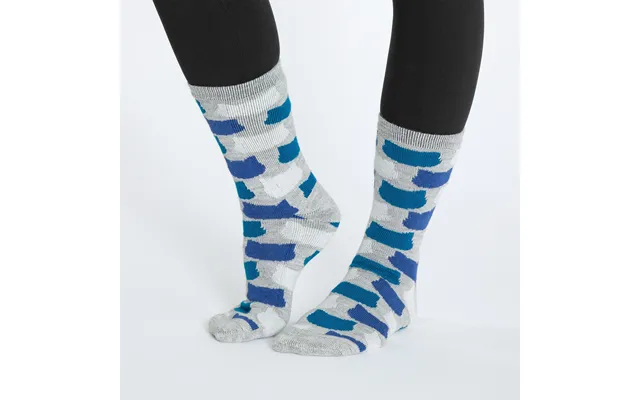 All Over Cats Alpaca Socks - Blue