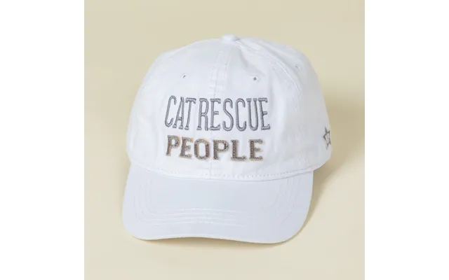 Animal Rescue People Baseball Hat - White