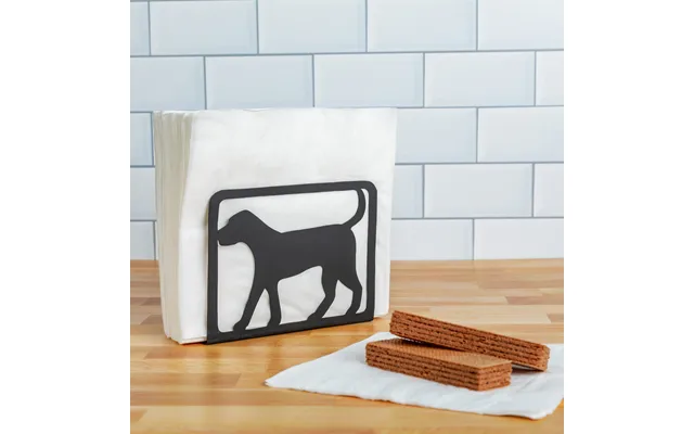 Black Dog Handmade Napkin Holder