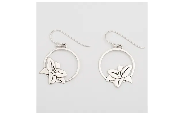 Blooming Flowers Sterling Earrings - Lily