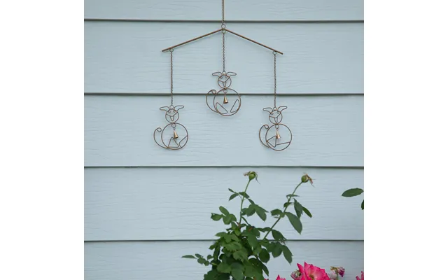 Cat & Dog Iron Wind Chime - Dog