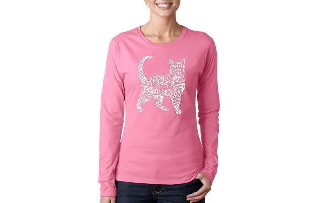Cat - Women's Word Art Long Sleeve T-shirt