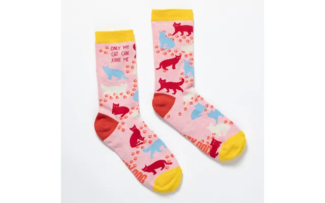 Cheeky Pet Saying Socks - Only My Cat Can Judge Me