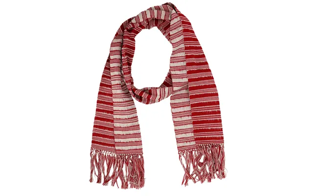 Chuwila Woven Cotton Scarf - Red