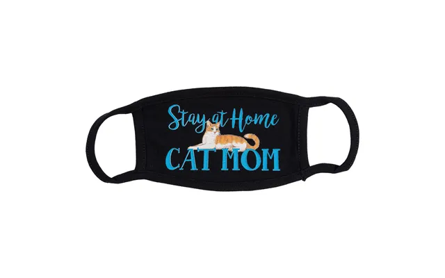 Colorful & Cute Cotton Face Mask - Stay At Home Cat Mom