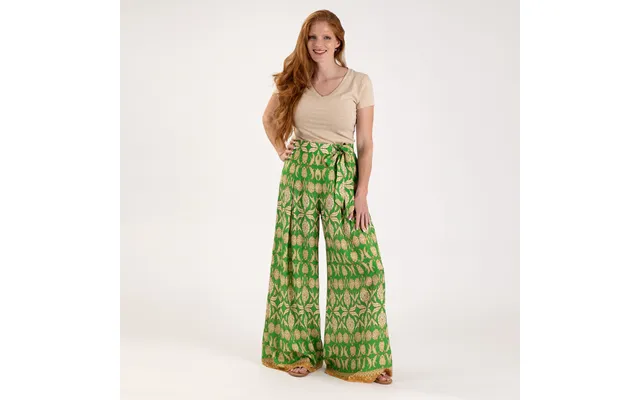 Concentric Design Flowing Pants - Green