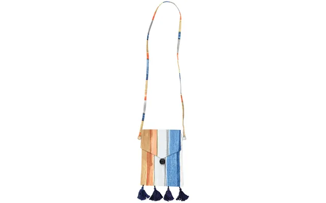 Cotton Crossbody Haitian Bag - Sunrise Orange