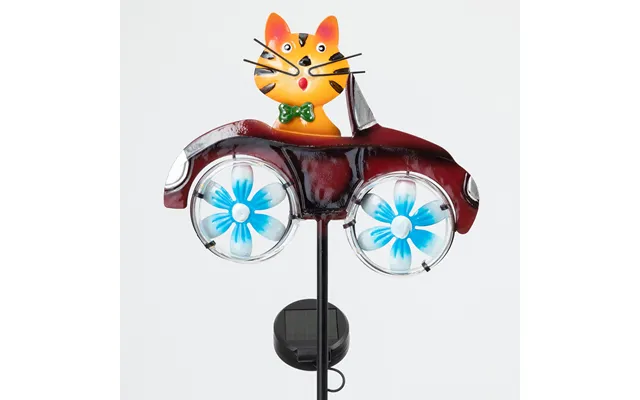 Cruising Cat Solar Garden Stake