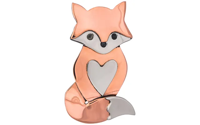 Cute Fox Mixed Metal Pin