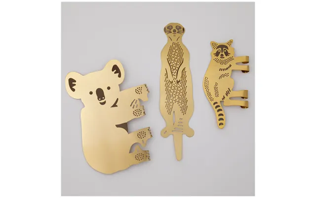 Decorative Animal Plant Charm - Set Of 3