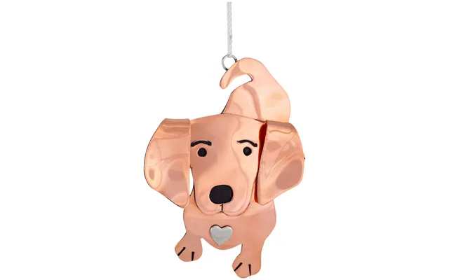 Dog Breed Mixed Metal Ornament Handmade, Fair Trade - Dachshund