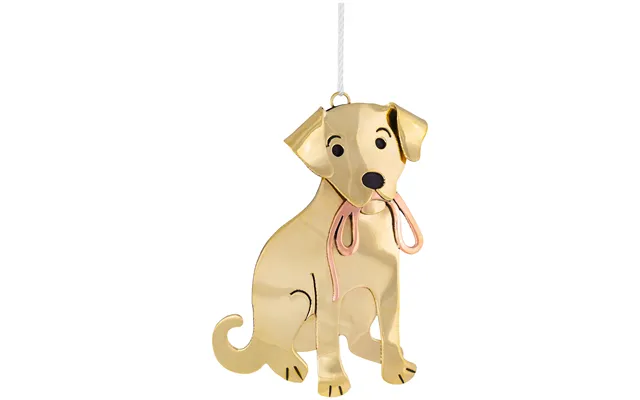 Dog Breed Mixed Metal Ornament Handmade, Fair Trade - Labrador Retriever