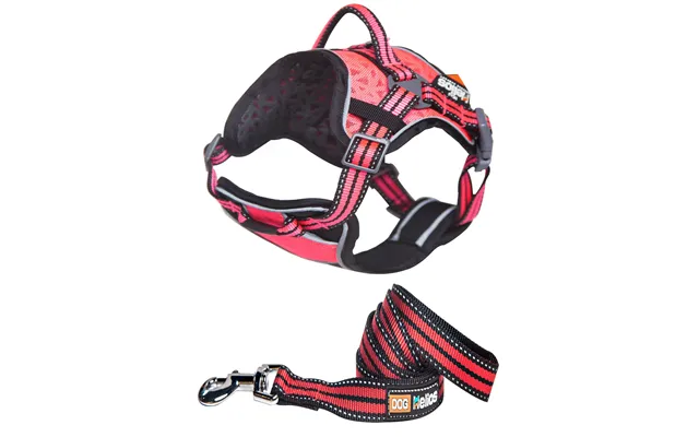 Dog Helios Compression Harness & Leash Combo - Pink