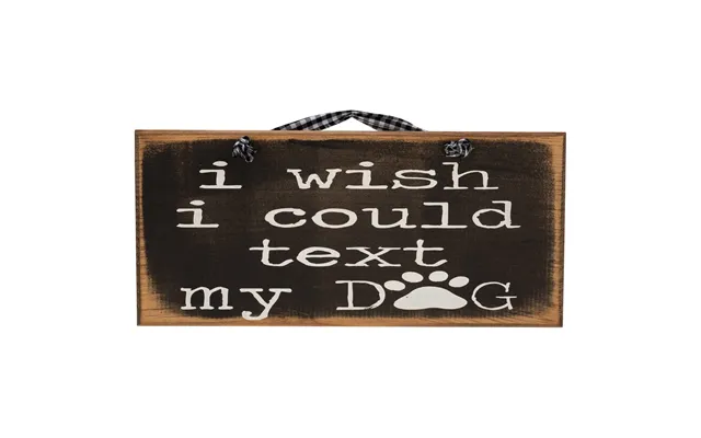 Dog Lover Wood Accent Sign