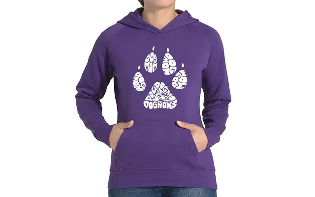 Dog Mom - Women's Word Art Hooded Sweatshirt