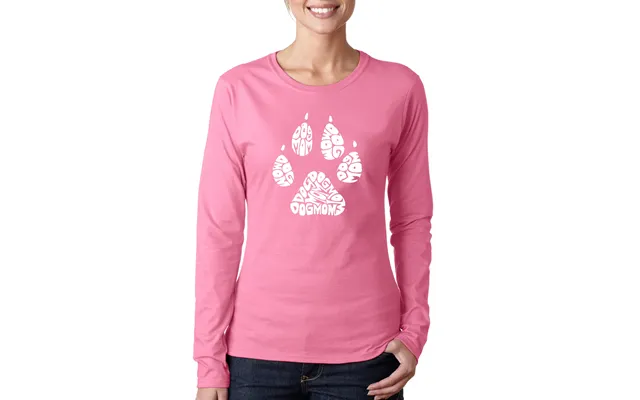 Dog Mom - Women's Word Art Long Sleeve T-shirt
