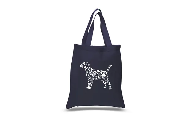 Dog Paw Prints - Small Word Art Tote Bag