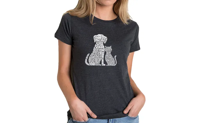 Dogs And Cats - Women's Premium Blend Word Art T-shirt