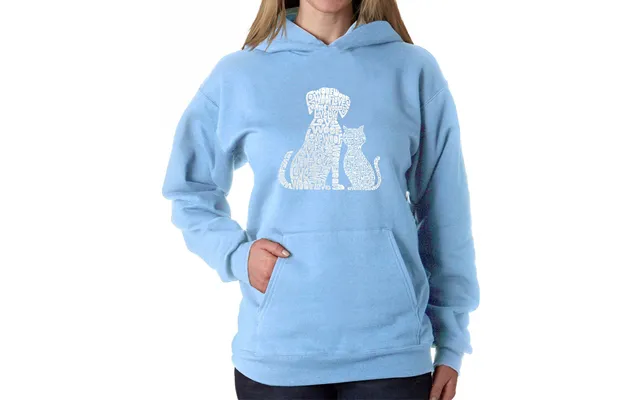 Dogs And Cats - Women's Word Art Hooded Sweatshirt