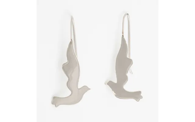 Dove Silhouette Sterling Earrings