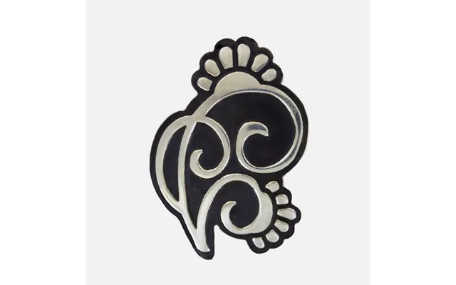 Esmeralda Flor Sterling Silver Pin