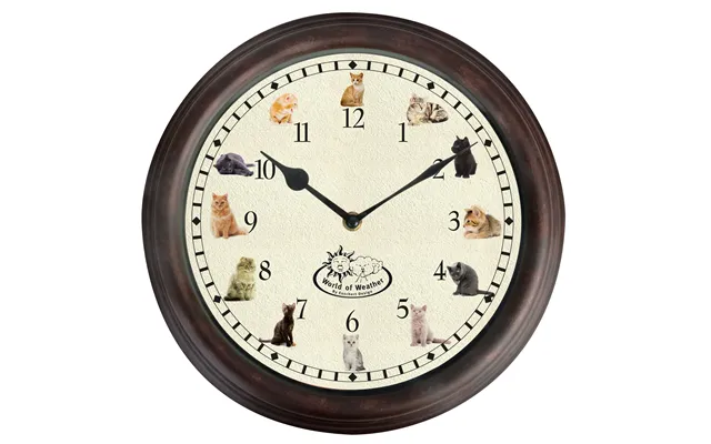 Esschert Design Cat Sounds Clock