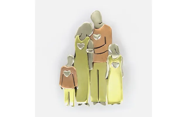 Family Mixed Metals Pin