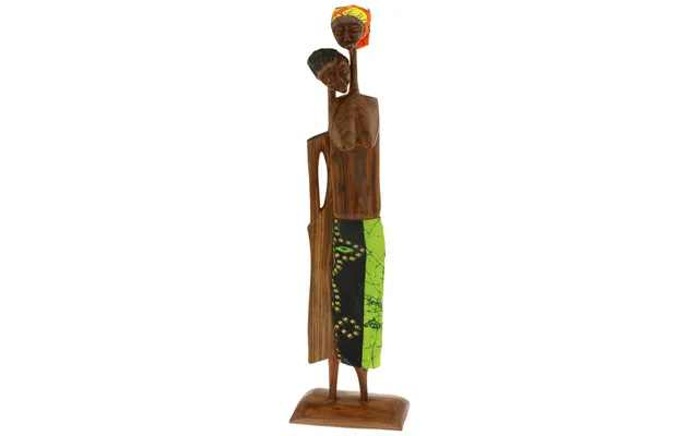 Family Ties Sandalwood Sculpture - Motherly Love