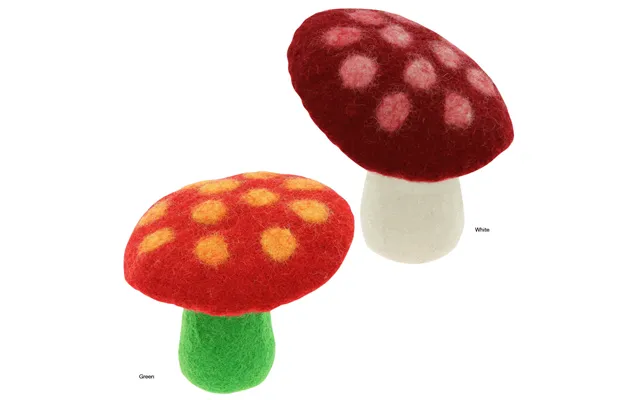 Felt Mushroom - White