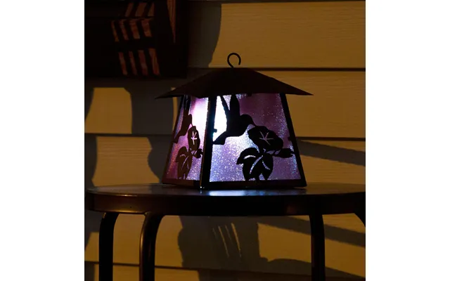 Fluttering Friends Metal Solar Lanterns - Hummingbird