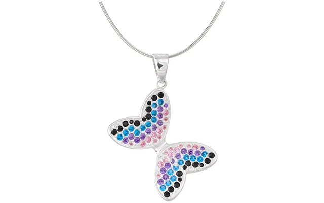 Fluttering Friends Sterling & Crystal Necklace - Butterfly