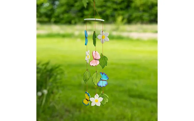 Flying Butterflies Ceramic Wind Chime