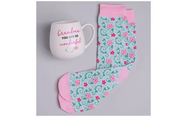 For The Perfect Person Mug & Sock Gift Set - Grandma