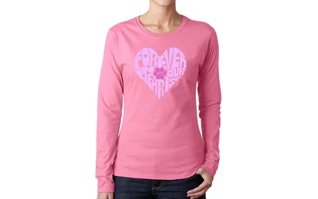 Forever In Our Hearts - Women's Word Art Long Sleeve T-shirt