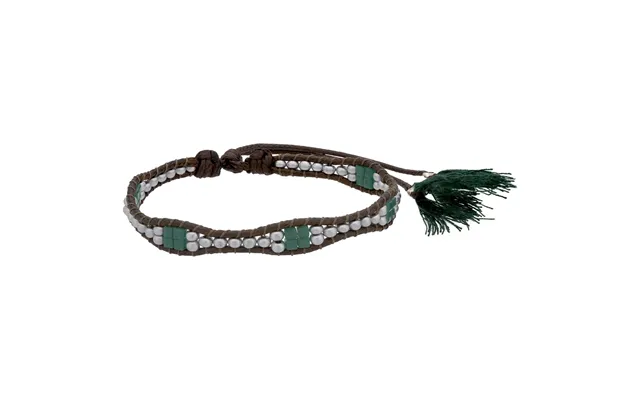 Four Square Bracelet - Green