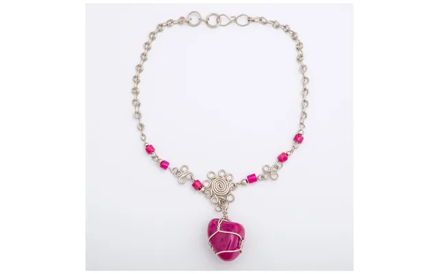 Hand Crafted Stone Anklet - Pink Quartz