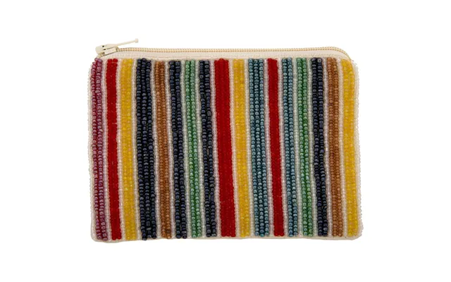Hand-beaded Horizon Pouch - Multi