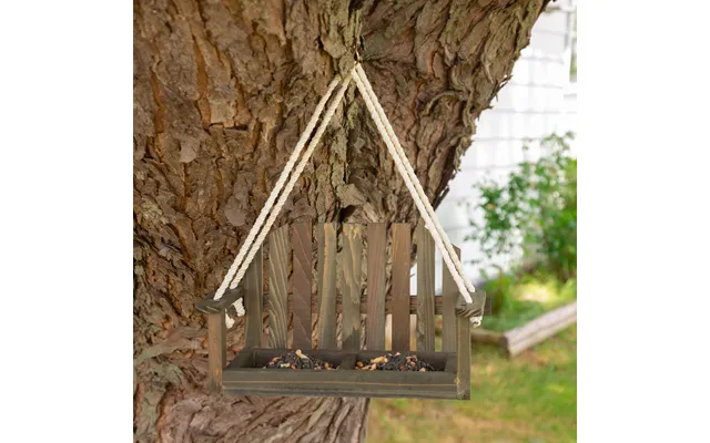 Hanging Bench Bird & Squirrel Feeder