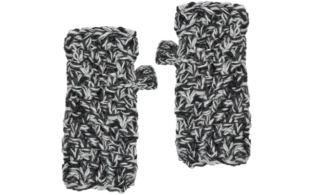 Heathered Wool Winter Accessories - Black