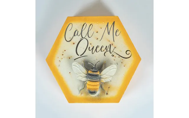 Honeycomb Bee Garden Wall Decor - Queen Bee