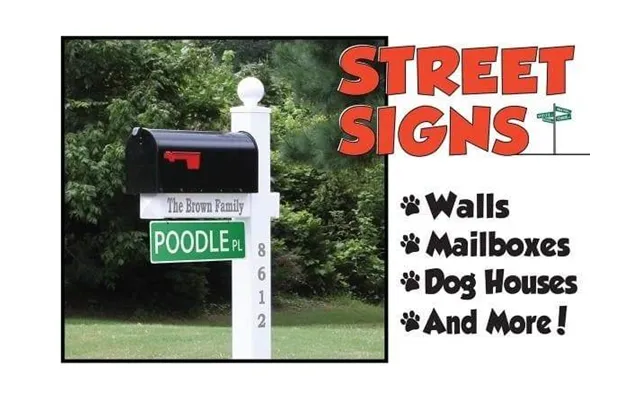 Imagine This Pet-themed Street Signs - Dog Dign Dan