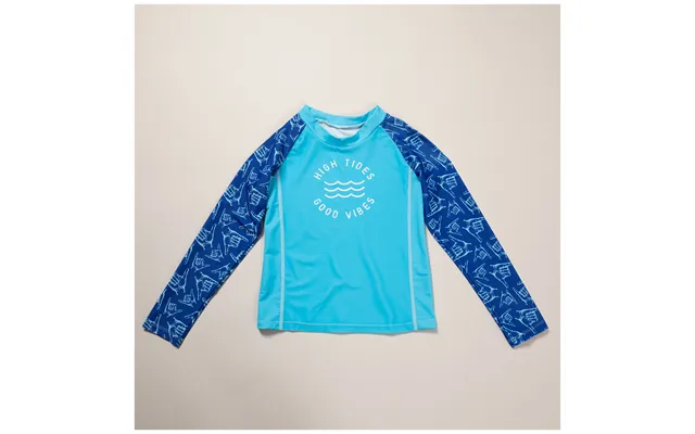 Kids Long Sleeve Rashguard Swim Shirt - Boys Good Vibes