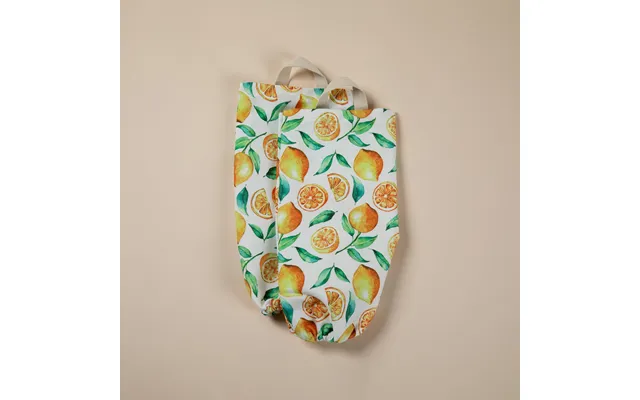 Lemon Vibes Plastic Bag Holder - Set Of 2