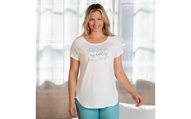 Life Is Tough So Are You Mantra Pajamas - Top