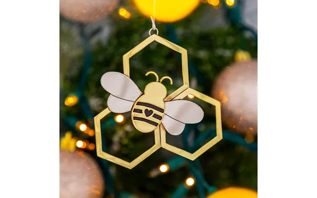 Love Bee Mixed Metal Ornament