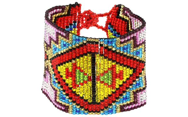 Mayan Pyramid Beaded Bracelet