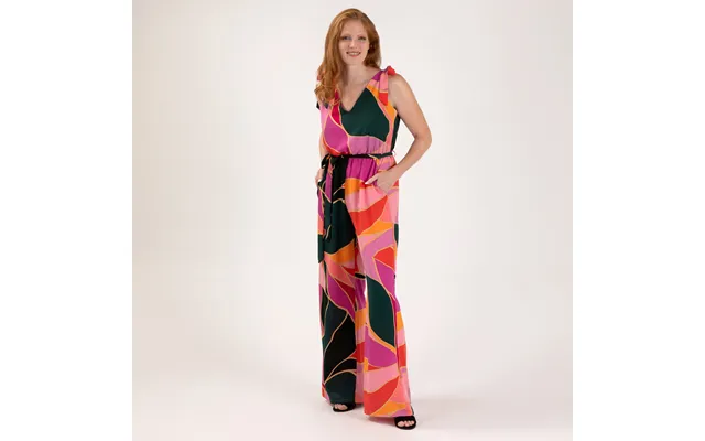 Metamorphosis Tie Shoulder Jumpsuit - Pink