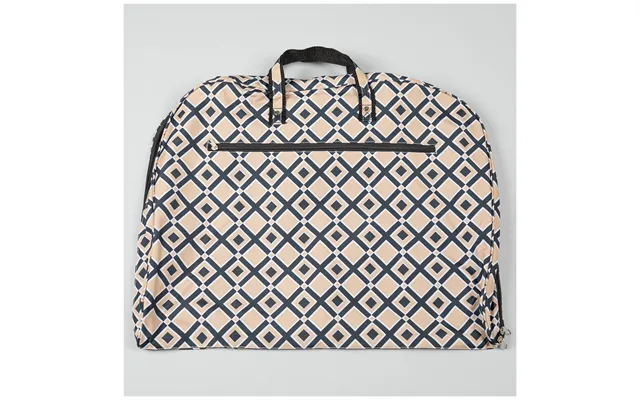 Microfiber Travel Garment Bag - Khaki Diamond